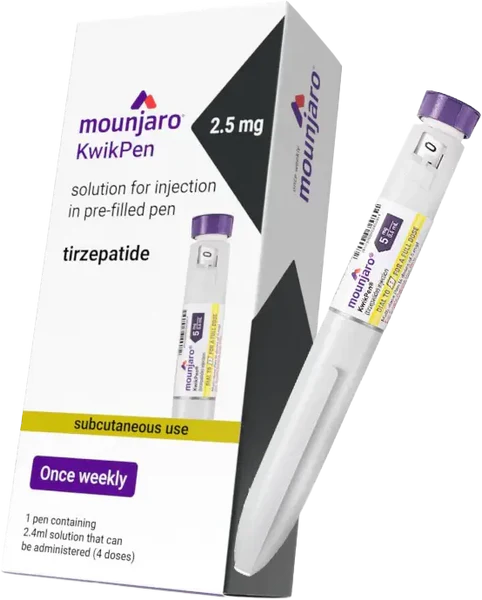 Mounjaro KwikPen injectiepen voor tirzepatide gebruik